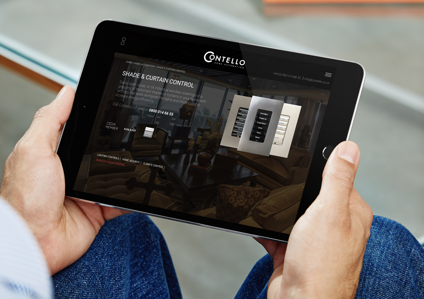 Contello Home Automation - website & branding - eighty3creative