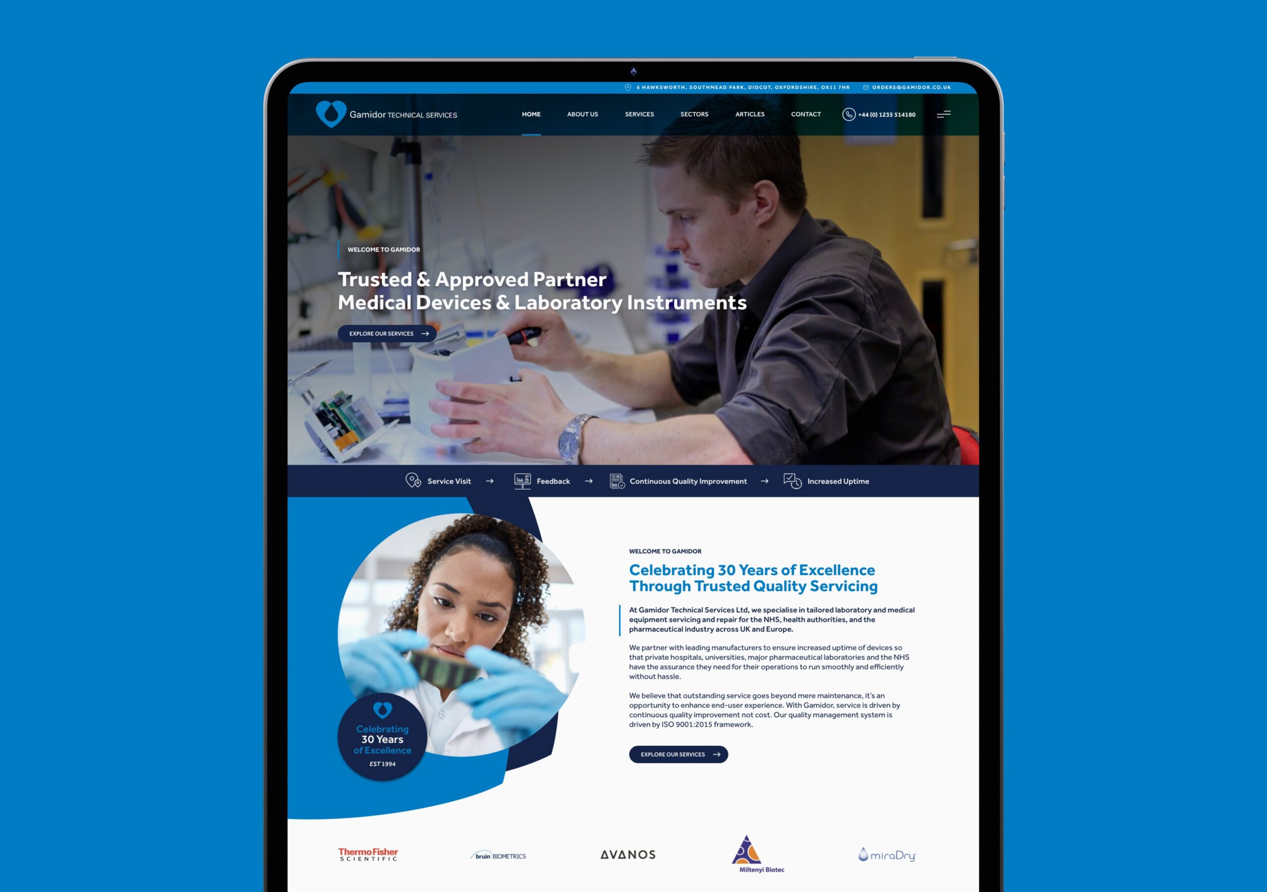 medical website design